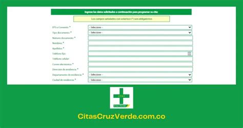 programa tu cita cruz verde medicamentos sanitas|Cruz Verde